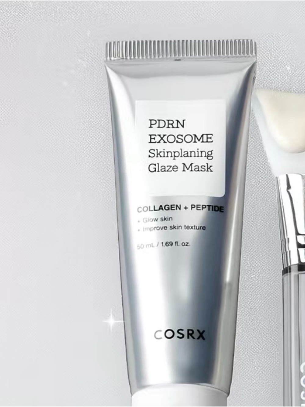 COSRX PDRN Exosome Skinplaning Glaze Mask 50ml + Silicone Brush